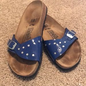 Birkenstock Blue Sparkle Sandals 37